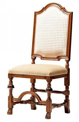 Chaise 1 place Fauteuil en bois de luxe de classe mobilier et design Siège en bois Salle à manger neuf