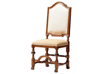 Chaise 1 place Fauteuil en bois de luxe de classe mobilier et design Siège en bois Salle à manger neuf