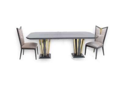 Ensemble de salle à manger Table à manger avec 6 chaises Fauteuil Ensemble de salle à manger Ensemble de salle à manger Mobilier