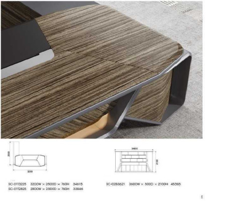 Coin de bureau de conception mobilier de bureau Mobilier de salle Table Mobilier de bureau