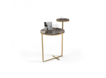 Table d'appoint de luxe Designer Tables en acier inoxydable Table basse Salon Nouveau