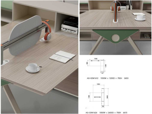 Bureau d'angle Design Mobilier de bureau Mobilier Bureaux Mobilier
