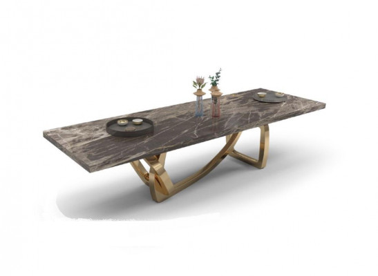 Grande table à manger élégante Mobilier de salle à manger Design moderne Nouveau élégant