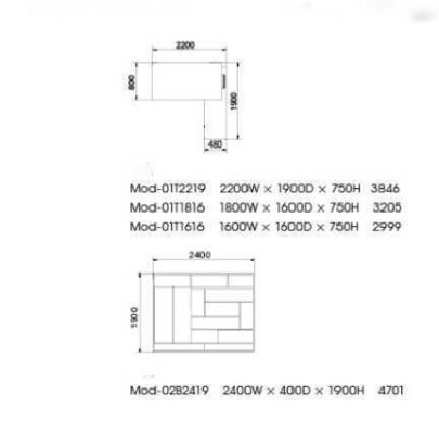 Mobilier de bureau Meuble pour ordinateur Table de travail Bureau Bureau d'angle