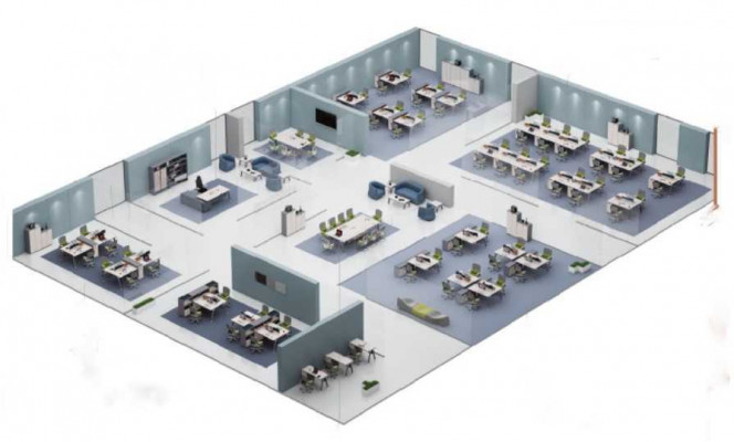 Grand bureau mobilier de bureau Équipe Table Designer Mobilier de bureau