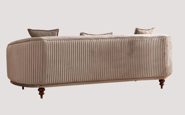 Canapé 3 places Canapés Design Rembourrage Moderne Siège Tissu Nouveau Meubles Canapé