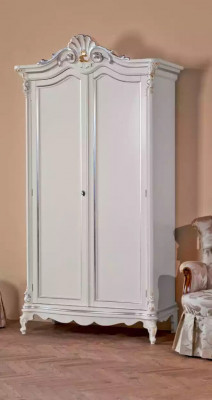 Ensemble de chambre complète Lit Tables de chevet Armoire Tabouret 8 pièces
