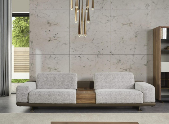 Suite de canapé quatre places Fauteuil en tissu Canapé en tissu Canapé moderne