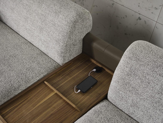 Suite de canapé quatre places Fauteuil en tissu Canapé en tissu Canapé moderne