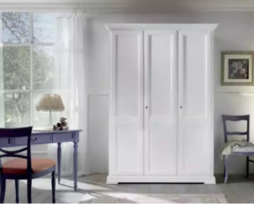 Set Lit Armoire Bureau 4 pièces. Chambre de jeunes complète neuve.