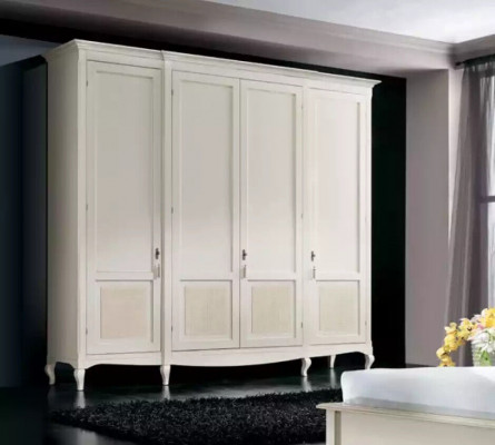 Chambre armoire de luxe armoire blanche bois mobilier moderne neuf