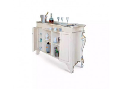 Comptoir de bar Comptoir de bar blanc Comptoir de bar de style classique Comptoir de bar en bois