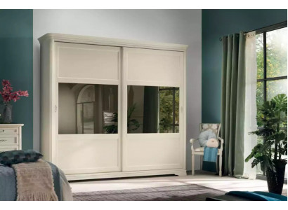 Portes coulissantes d'armoire Meubles d'armoire pour chambre en bois neuf