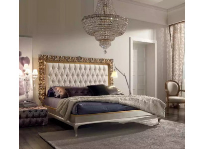 Lit Lit De Luxe Cadre De Lit En Bois Chambre À Coucher Double Meubles Italiens Neufs