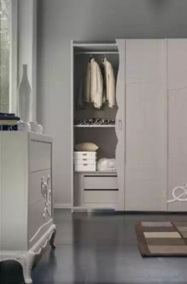 Garde-robe Armoire Chambre Bois Mobilier Style Italien Nouveau