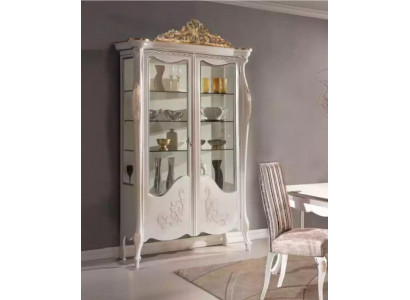 Vitrine Armoire en verre Vitrine Salon Buffet en bois Mobilier italien