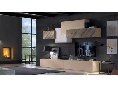 Ensemble complet de salon Buffet TV Armoire Murale de Luxe Nouveau