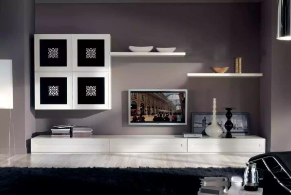 Ensemble mural moderne Buffet Meuble mural Mobilier de salon