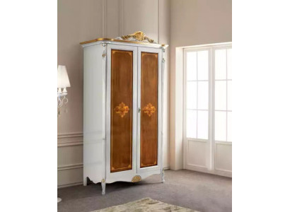 Armoire blanche Armoire de luxe Chambre à coucher Meubles en bois Armoires neufs