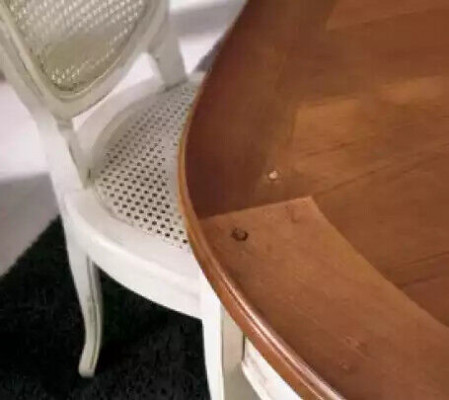 Table de salle à manger Suite Table ovale Ensemble de salle à manger Table à manger avec 4 chaises Salle à manger