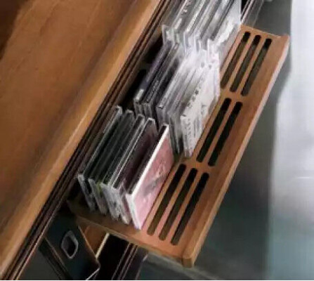 Meuble pour télévision avec étagères, unité murale pour salon, design classique en bois, nouveau mobilier.