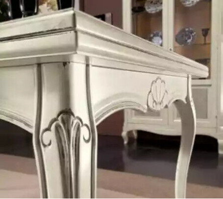 Suite Table à manger Ensemble de salle à manger 5 pièces Tables blanches neuves 4 chaises groupe