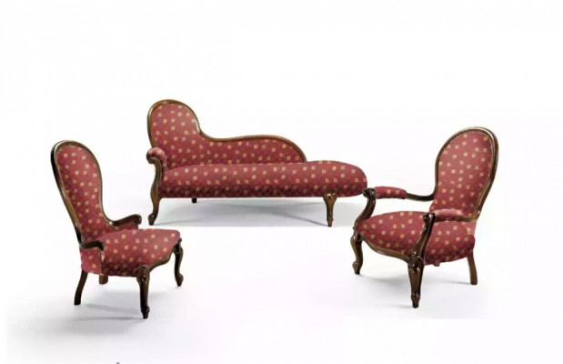 Canapé lounge, chaise longue capitonnée, chaises longues classiques, club brun, neuf