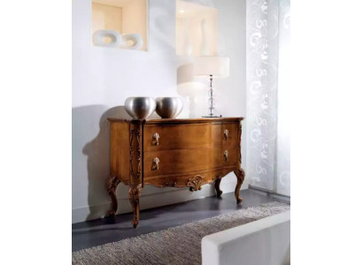 Commode Mobilier de luxe Design Bois Chambre Armoire en bois Marron Nouveau