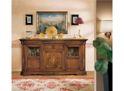 Buffet de salle chester de la chambre avec des tiroirs Armoire en bois Brun neuf