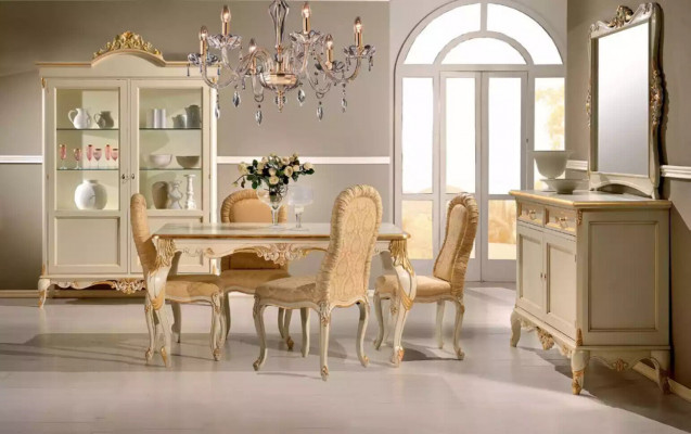 Conception Armoire en bois Vitrine Armoires Mobilier de style italien Bahut