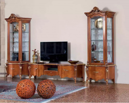 Meuble TV bas TV armoire buffet Table Bois Salon marron tv Mobilier neuf