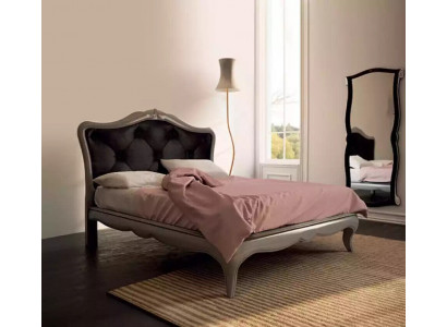 Lit Gris Luxe Lit en Bois Chambre Design Italien Art Déco Nouveau