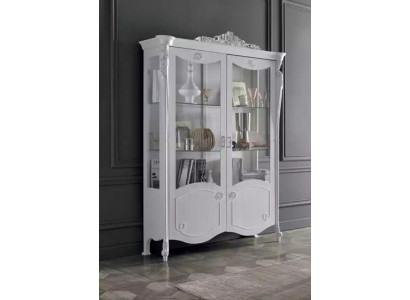 Le style luxueux de l'armoire de garde-robe affiche le design du buffet de la vitrine de l'ameublement italien.