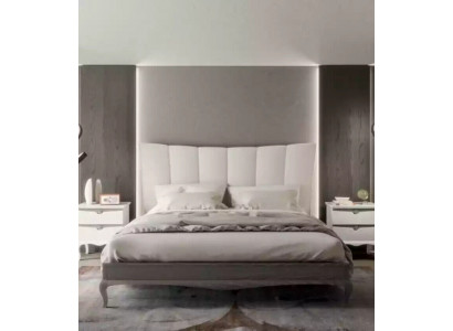 Ensemble de lit complet 2x tables de chevet 3 pcs. Ensembles de chambre à coucher Lits de luxe
