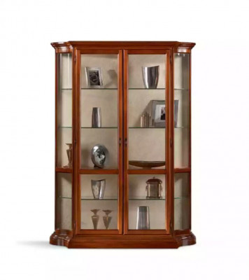 Vitrines Armoire en verre Vitrine Salon Bois Buffet Meuble de luxe neuf