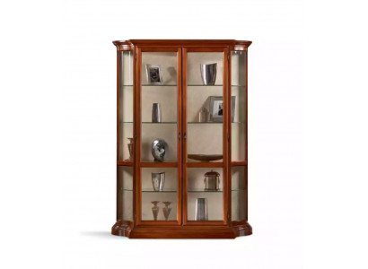 Vitrines Armoire en verre Vitrine Salon Bois Buffet Meuble de luxe neuf