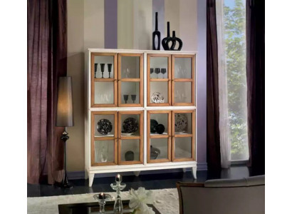 Vitrines Vitrines Vitrines Bois Mobilier de luxe Salon Armoire Blanche Nouvelle
