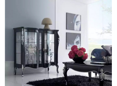 Armoires Vitrines en bois Vitrine en verre Armoire Vitrine Buffet de salon Meubles Buffet