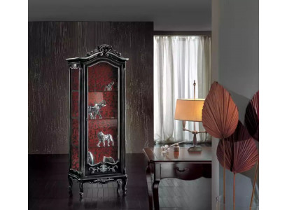 Buffet de design Meuble italien Vitrine de luxe en bois Armoire de luxe