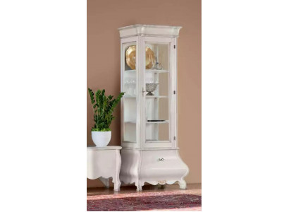 Luxe Armoire en Bois de Conception Vitrine Blanche Meuble Italien Armoires de Luxe