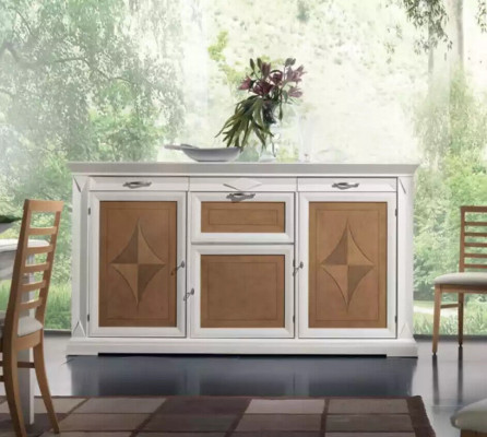 Buffet classique r Armoire Meubles en bois Ameublement italien nouveau