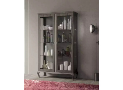 Vitrine Buffet Bois Armoires Meubles Salon Buffet Verre Garde-robe