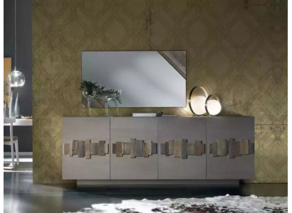 Buffet de luxe Commode Coffres en bois Mobilier de salon Armoire neuf