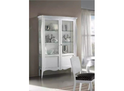 Vitrine Vitrine Blanche Mobilier Italien de Luxe Salon de Meubles