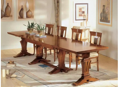 Table à manger Table en bois Salle à manger Table en bois Design Mobilier de luxe Classique nouveau