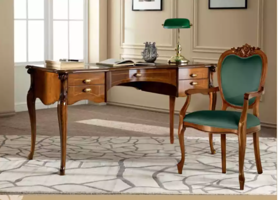 Conception de bureau Classique Mobilier de bureau de luxe Bureaux en bois