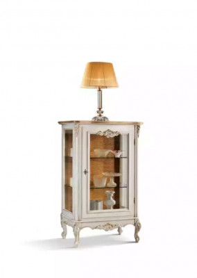 Vitrines d'affichage de vitrines de magasin Style Armoire en verre Design classique en bois Meubles