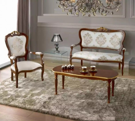 Ensemble de canapés Ensemble de canapé Design 2 places Fauteuil Canapé Classique de Luxe neuf