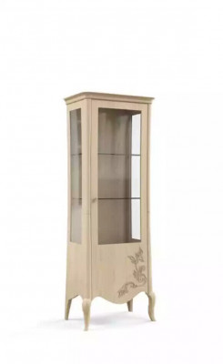 Vitrine d'exposition de meubles de luxe italiens pour salon Armoire en verre de designer neuve
