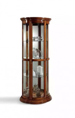 Salle de séjour Buffet en verre Armoire en verre Vitrine Buffet en bois Armoires Mobilier